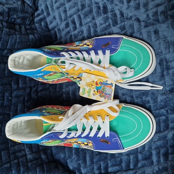 Vans X Sesame Street High-Top Sneakers Size 6.5 Men/8 Women! NWT! - Picture 4 of 15